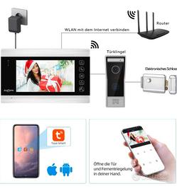 JeaTone video citofono casa 4 fili 