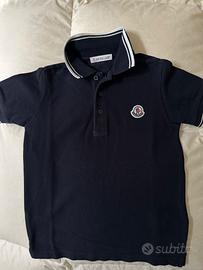 Polo Moncler originale bambino 6 anni 116cm