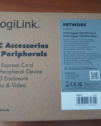 LogiLink PC0075 scheda di rete gigabit