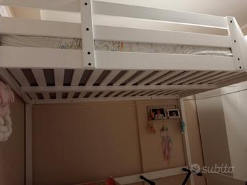 Letto a soppalco a una piazza e mezza