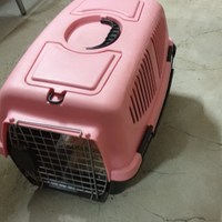 Trasportino rosa per gatto