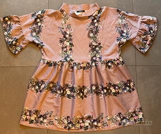 Camicetta rosa a fiori Ex Winkle taglia 48/50