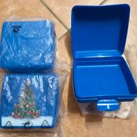 Portamerenda natalizio Tupperware 