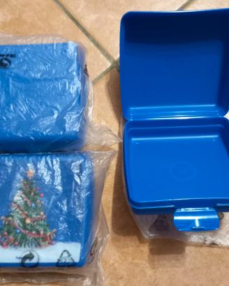 Portamerenda natalizio Tupperware 