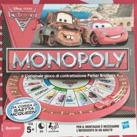 Monopoli di Cars gioco da tavola