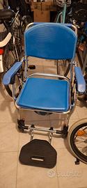 Sedia WC per Anziani con Ruote