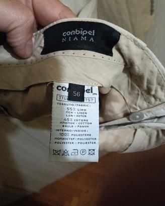 Completo uomo Conbipel taglia 56 – lino e cotone –