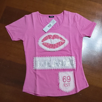 Maglietta manica corta donna made in Italy