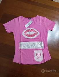 Maglietta manica corta donna made in Italy