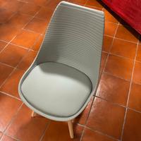 Set 6 Sedie con gambe in legno di faggio NUOVE