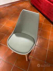 Set 6 Sedie con gambe in legno di faggio NUOVE