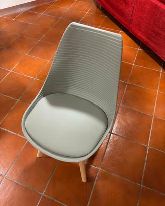 Set 6 Sedie con gambe in legno di faggio NUOVE