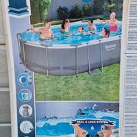 Piscina Bestway OVALE 488x305xH107 cm