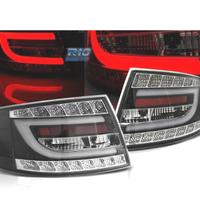 FANALI PER AUDI A6 C6 04-08 SEDAN LED NERI 7PIN