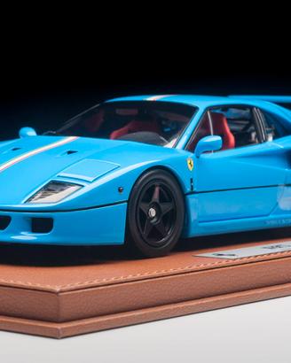 Ferrari F40 1:18 – BBR x Kyosho (Azzurro Tricolore