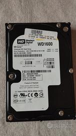 Hard disk 160GB.