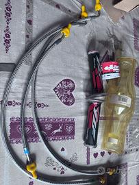Manopole YZF R1 - tubi freno Goodridge - tutto new