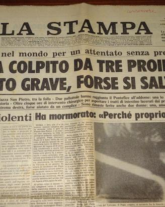 GIORNALE 1981: ATTENTATO A GIOVANNI PAOLO II