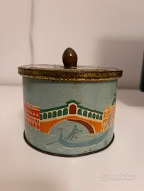 Scatola latta rotonda Zaini