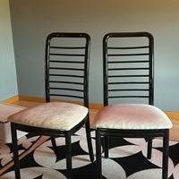 5 sedie moderne nere