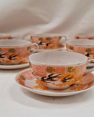 Set 6 tazze da tè giapponesi