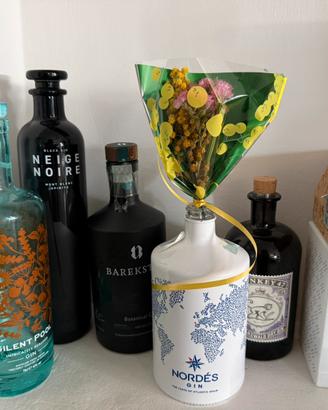 Bottiglie vuote gin