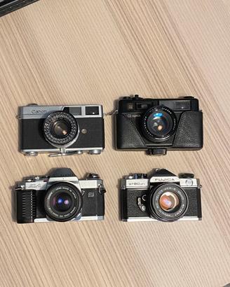 Lotto macchine fotografiche analogiche.