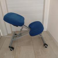 Sedia ergonomica posturale con rotelle