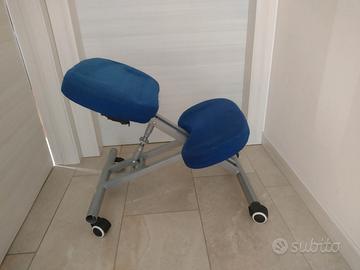 Sedia ergonomica posturale con rotelle