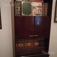 Libreria color mogano