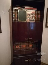 Libreria color mogano