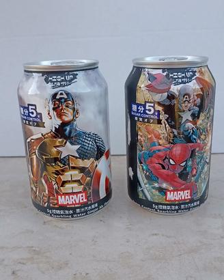 Due lattine Marvel Special Edition