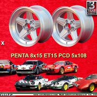 2 pz cerchi Lancia,Ferrari,Volvo Penta 8x15 ET15 5