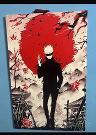 Quadro gojo jujutsu kaisen