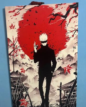 Quadro gojo jujutsu kaisen