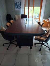 tavolo riunioni rovere