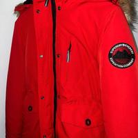 Giubbino parka donna rosso