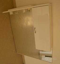 MOBILETTO BAGNO PENSILE CON SPECCHIO, ARMADIETTO