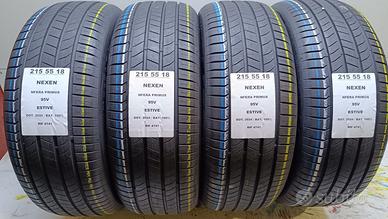 4 GOMME 215 55 18 NEXEN 2024 100% RIF4741