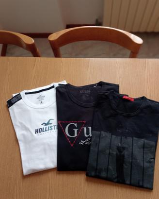 Set di 3 magliette Guess Hollister Tank da uomo
