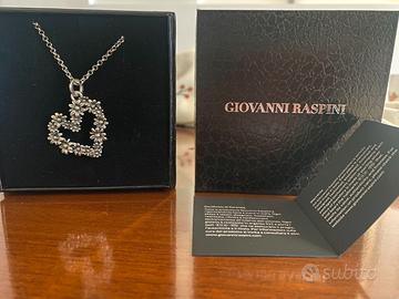 ciondolo argento con catena. Giovanni Raspini.