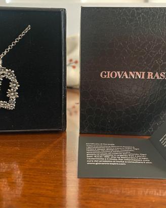 ciondolo argento con catena. Giovanni Raspini.