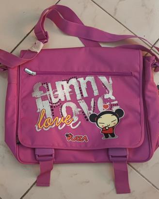 Borsa a tracolla originale Pucca linea Funny love