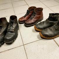 scarponi chiodati e "sgalmere"