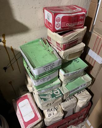 200kg Chiodi Tp misti varie misure