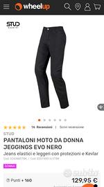 Pantaloni moto donna 