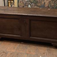 Cassapanca Antica in Noce Massello 