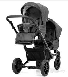 Passeggino trio gemellare