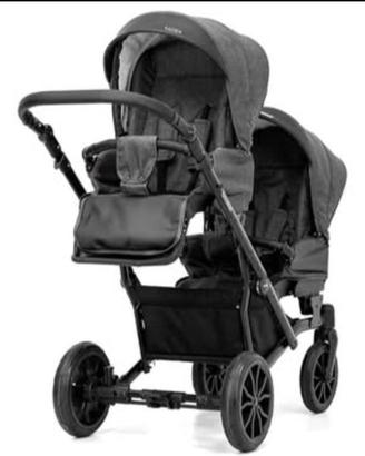 Passeggino trio gemellare