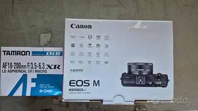 Fotocamera Mirrorless Canon EOS M + Accessori